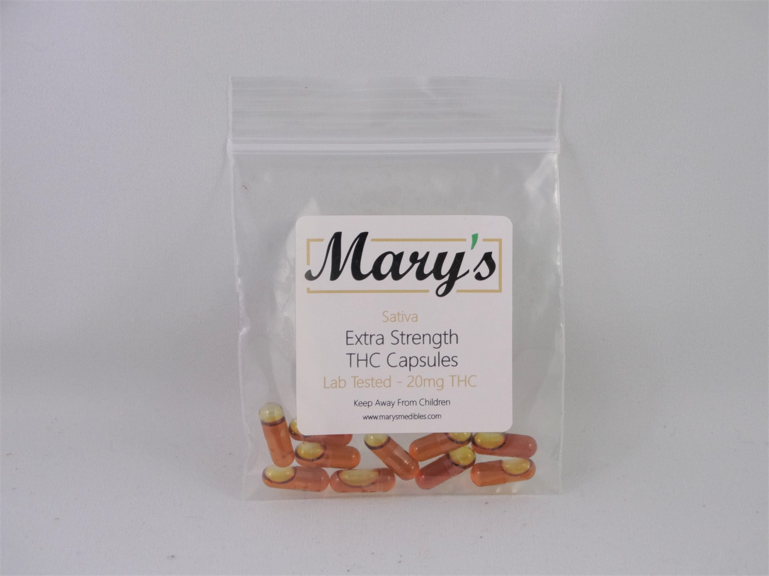 marys sativa caps scaled Mary’s THC Capsules