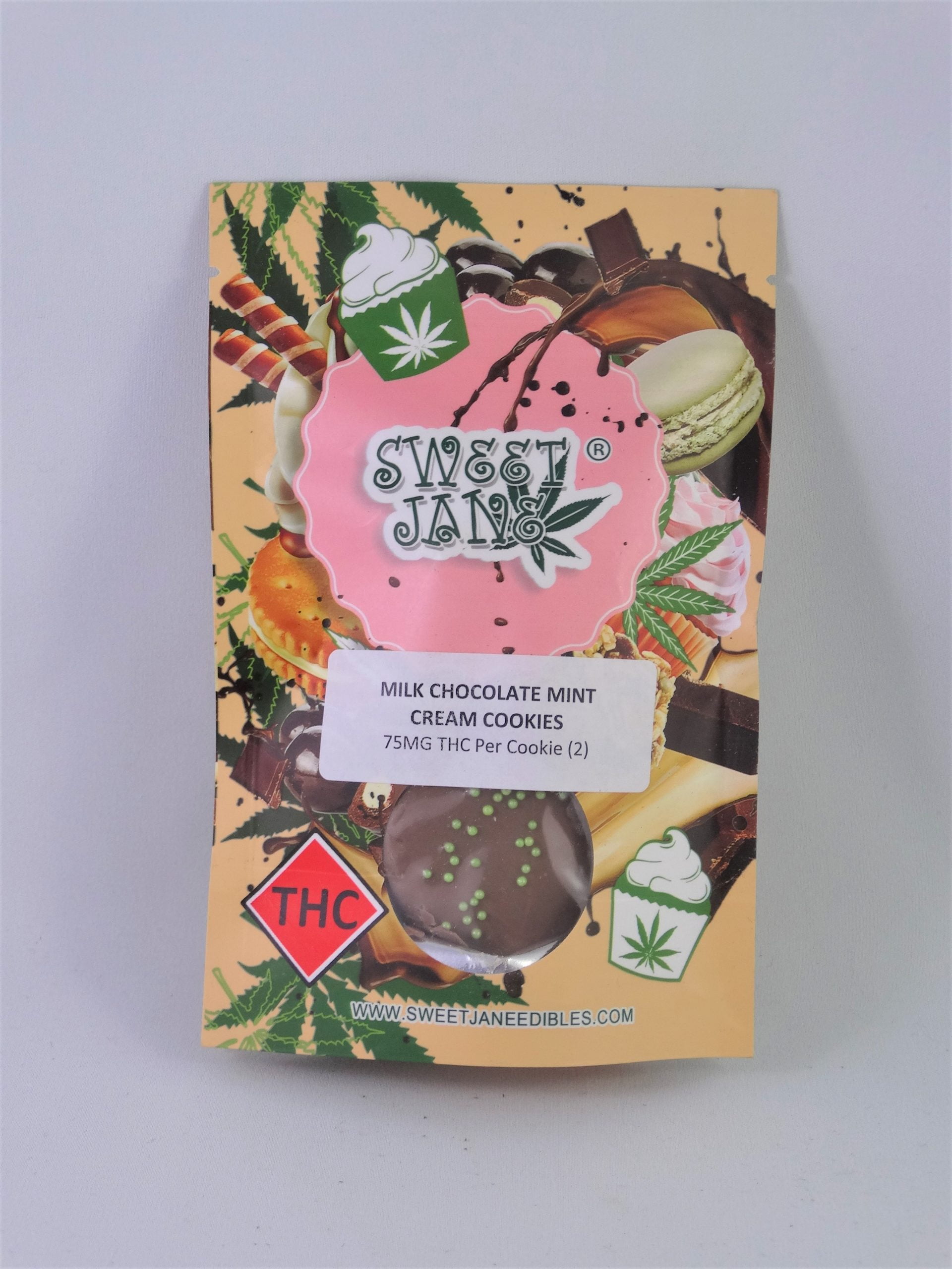 sweet janes mint chocolate scaled Sweet Jane’s – Milk Chocolate Mint Cream Cookies
