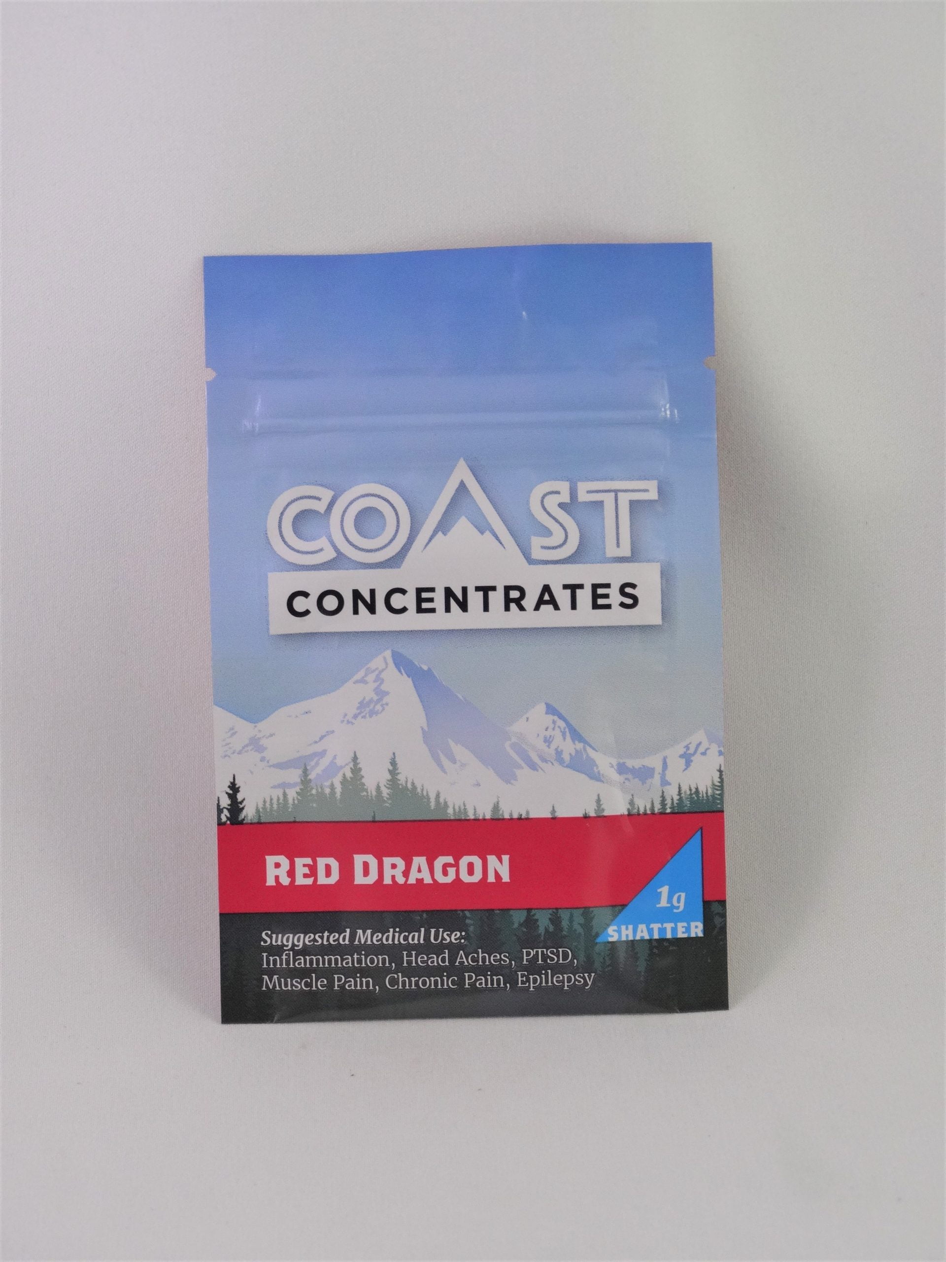 red dragon shatter scaled Coast Concentrates - Red Dragon