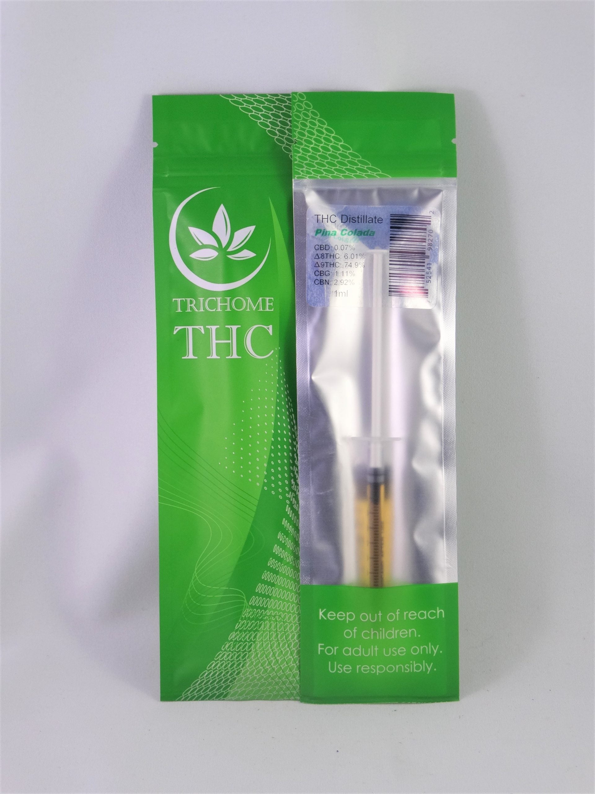 pina colada refill scaled Trichome - Pina Colada THC Distillate (1ml)