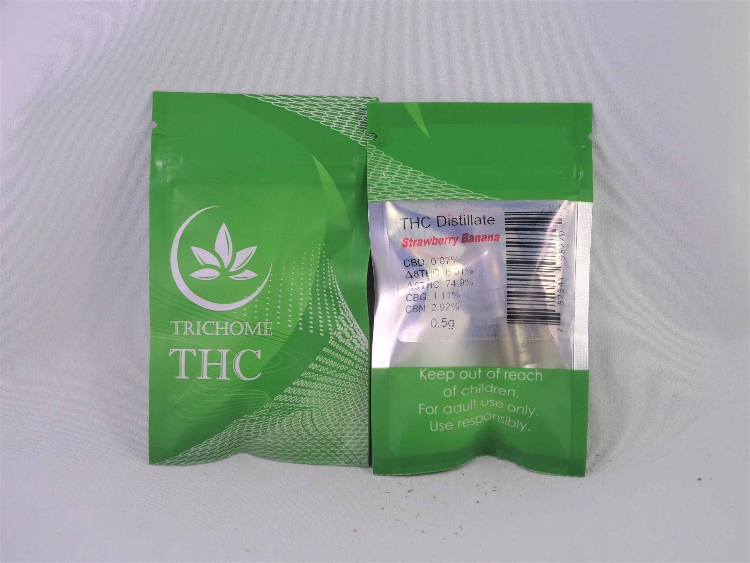 strawberry banana cartridges scaled Trichome - Strawberry Banana THC Distillate Cartridges
