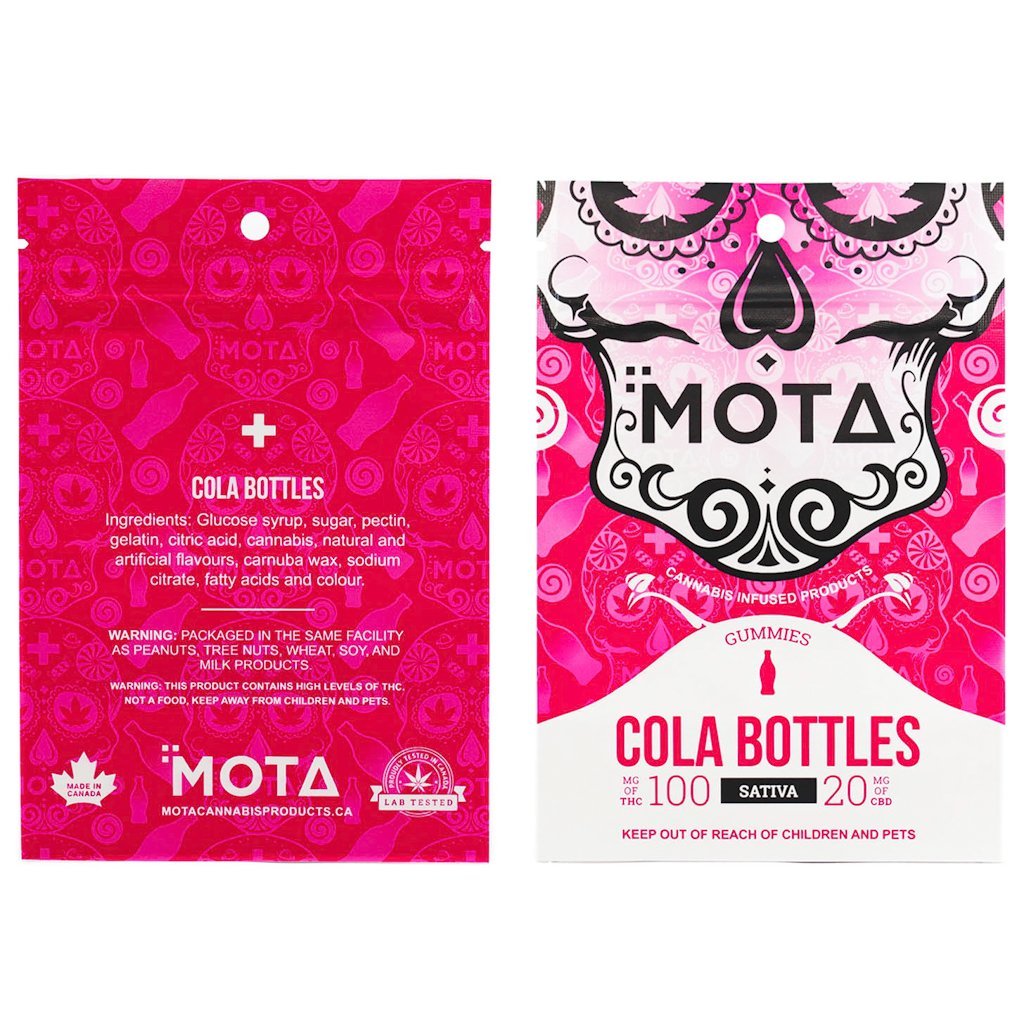 Cola Bottle Sativa Mota – Cola Bottles Sativa Medicated Gummies (100mg THC)