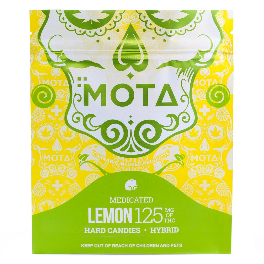 lemon hard candies Mota - Lemon Hybrid Hard Candies (125mg THC)
