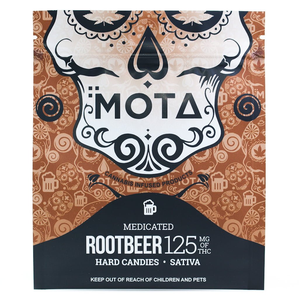 rootbeer hard candie sativa Mota - Rootbeer Sativa Hard Candies (125mg THC)