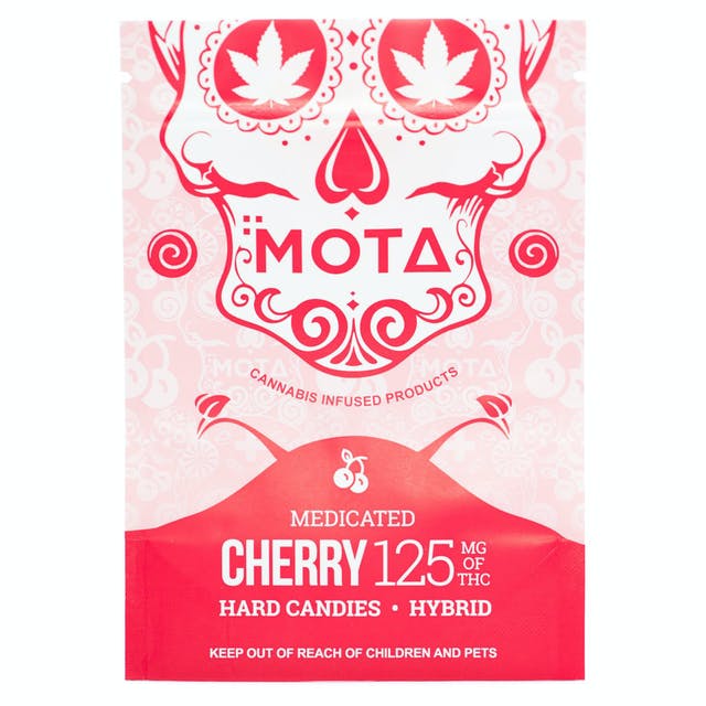 cheery hard candy Mota - Cherry Hybrid Hard Candies (125mg THC)