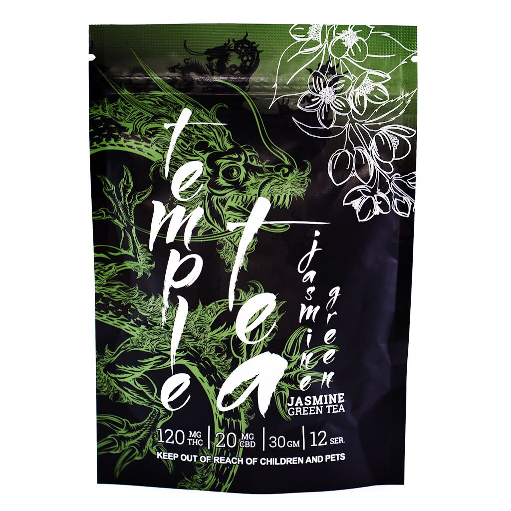 unspecified 19 Mota – Temple Tea Jasmine Green (120mg THC & 20mg CBD)