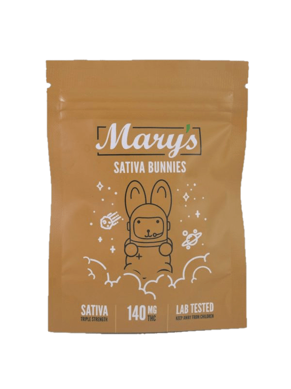 Sativa Bunny x3 strength cutout Mary’s Triple Strength Sativa Bunnies