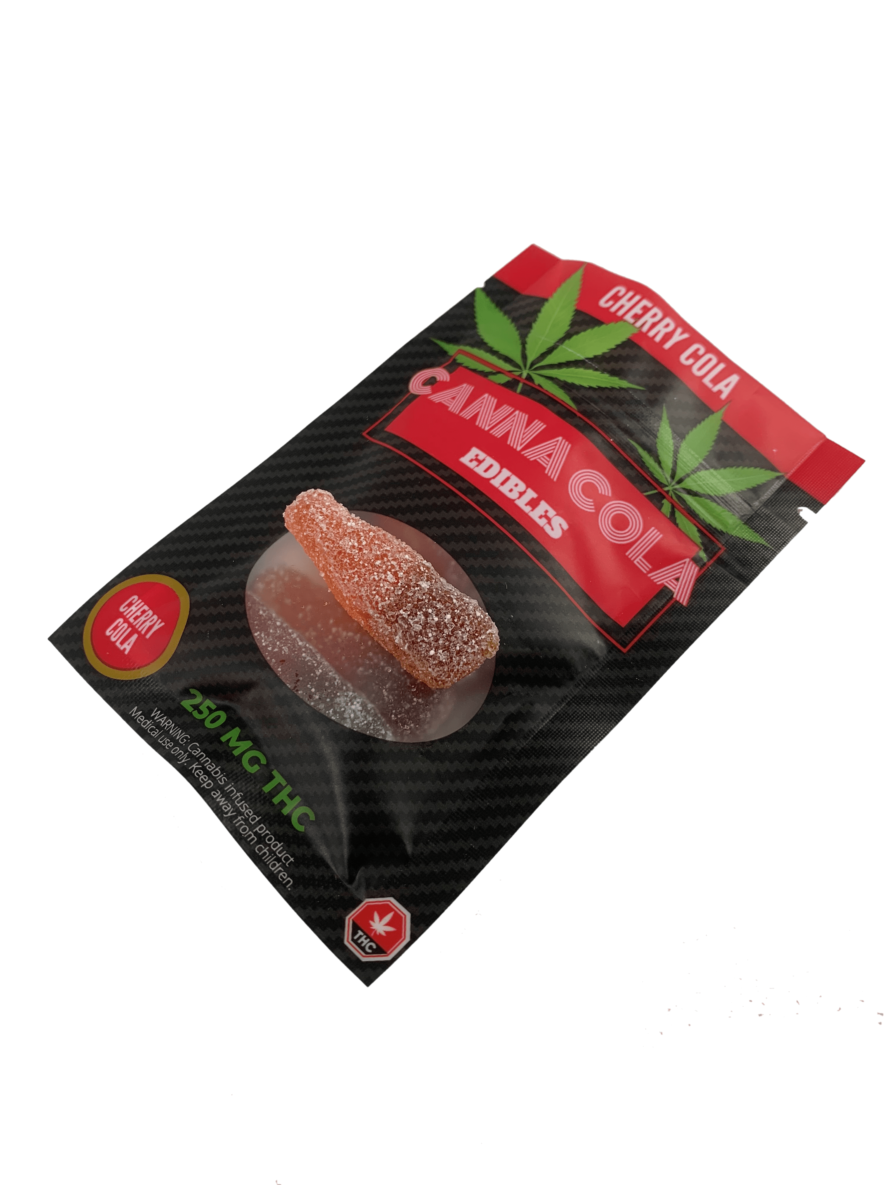 Canna Cola 250mg Cherry Canna Cola - 250mg Cola Bottles