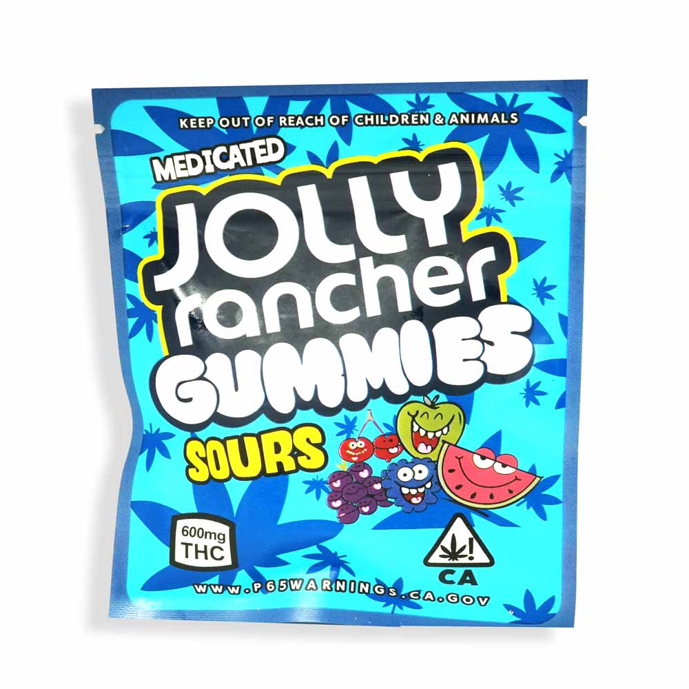 Jolly Rancher THC Sour Gummies Jolly Ranchers - 600mg Sours