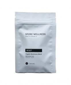 Spore Wellness Reset Macrodosing Mushroom Capsules Front Bag Spore Wellness Reset Macrodosing Mushroom Capsules Front Bag