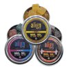 Align THC gummies assorted 500mg product containers cannabis edible packaging set