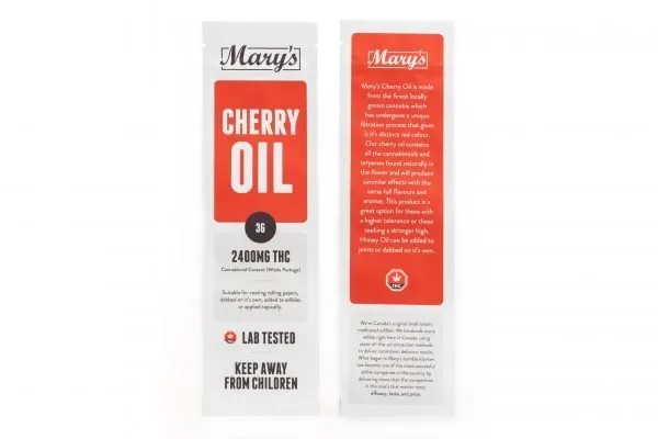 Cherry Oil Extract 3G 600x400 1 Mary's Cherry Oil 3G (2400mg THC)