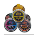 Align 1.1 herbal extract product jars packaging