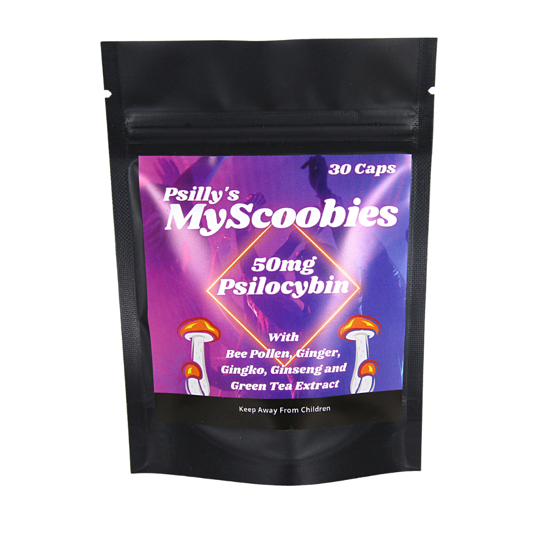 MyScoobies 50mg 30pack Psilly's MyScoobies Microdose Caps