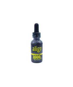 Align CBD tincture bottle product packaging dropper herbal wellness oil