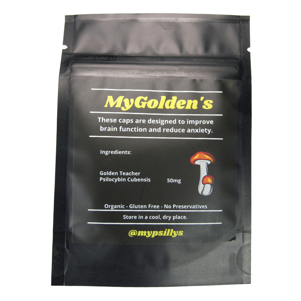 mygoldens 50mg 30 b Psilly's MyGoldens Microdose Caps