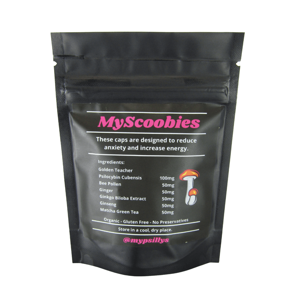 myscoobies 100mg 30 b Psilly's MyScoobies Microdose Caps