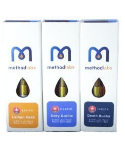 Method Labs - 0.5g Live Hash Rosin Cartridges