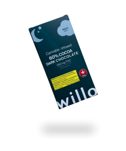 Willo Dark Chocolate Bars (250mg THC - Indica)
