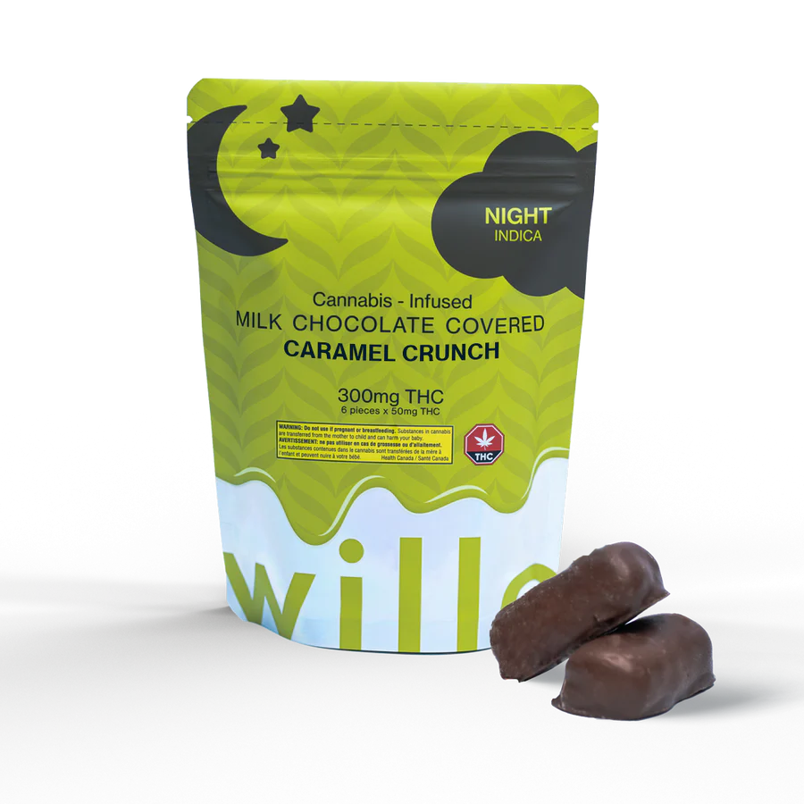 willo Caramel Crunch Willo Milk Chocolate Caramel Crunch - Night (Indica)