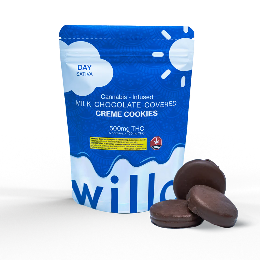 willo Creme Cookies Willo Milk Chocolate Covered Cookies (500mg THC)