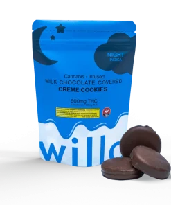 Willo Milk Chocolate Covered Cookies (500mg THC)