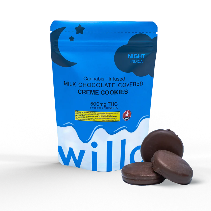 willo Creme Cookies Willo Milk Chocolate Covered Cookies (500mg THC)