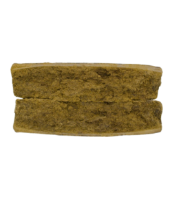 close-up of rolex hash cannabis concentrate slab