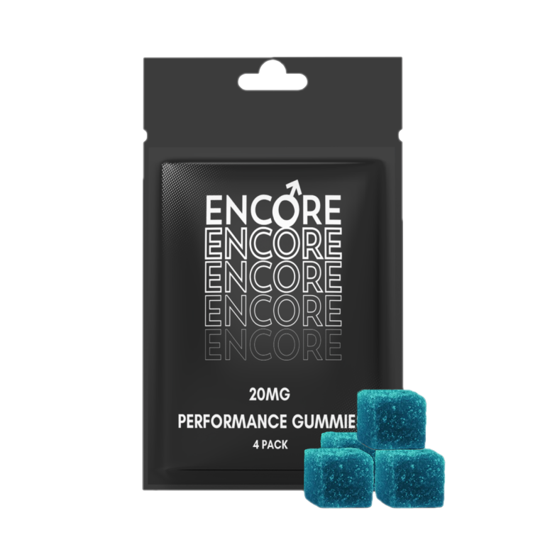 Encore product render 768x768 cutout Encore Male Performance Gummies