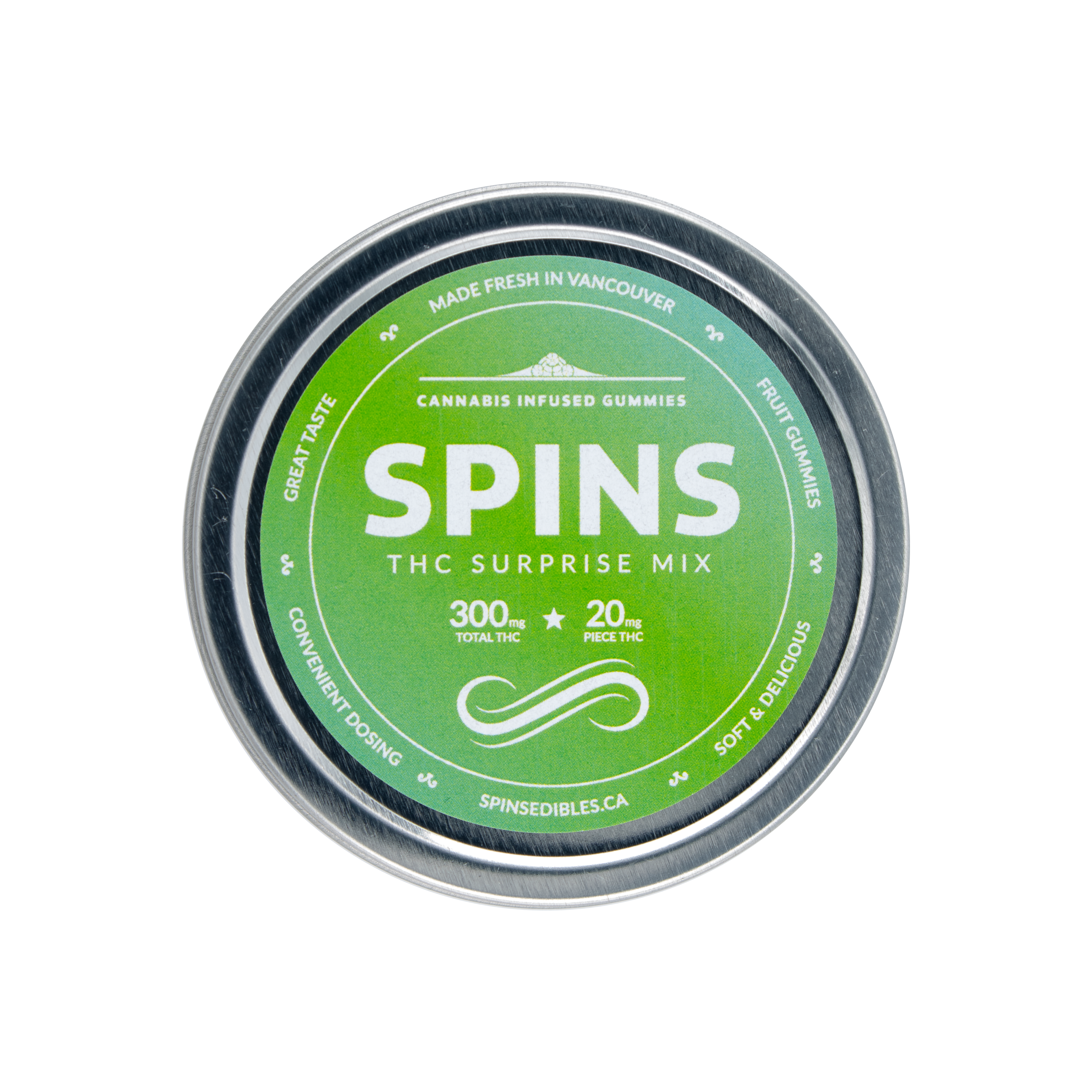 spins thc surprise 300mg SPINS - THC Surprise Gummies (300mg THC)
