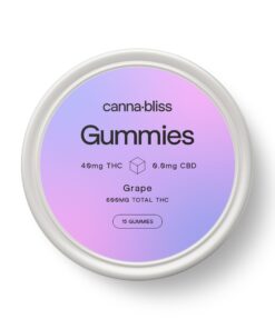 CannaBliss Gummies Grape THC scaled 1