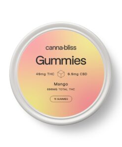 CannaBliss Gummies Mango THC scaled 1