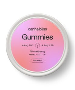 CannaBliss Gummies Strawberry THC scaled 1