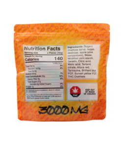 Krazy Keys 3000mg back