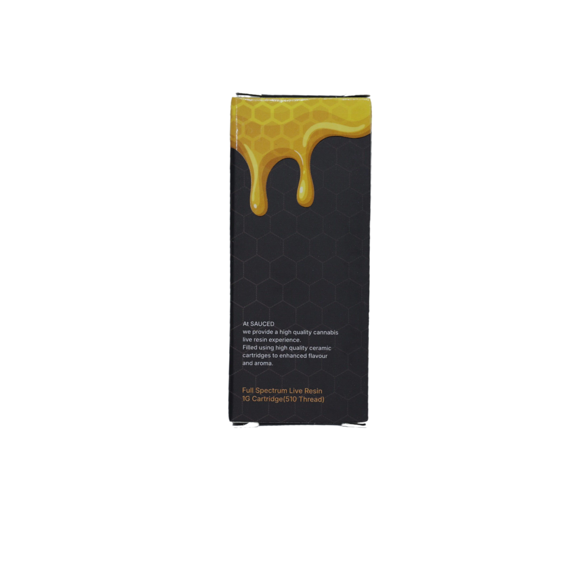 Sauced live resin back Sauced 1G Live Resin