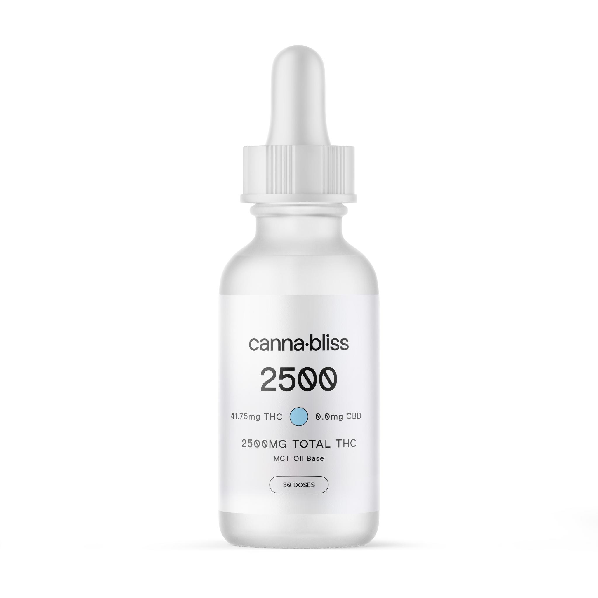 CannaBliss Tincture 2500 THC Canna Bliss Tincture THC