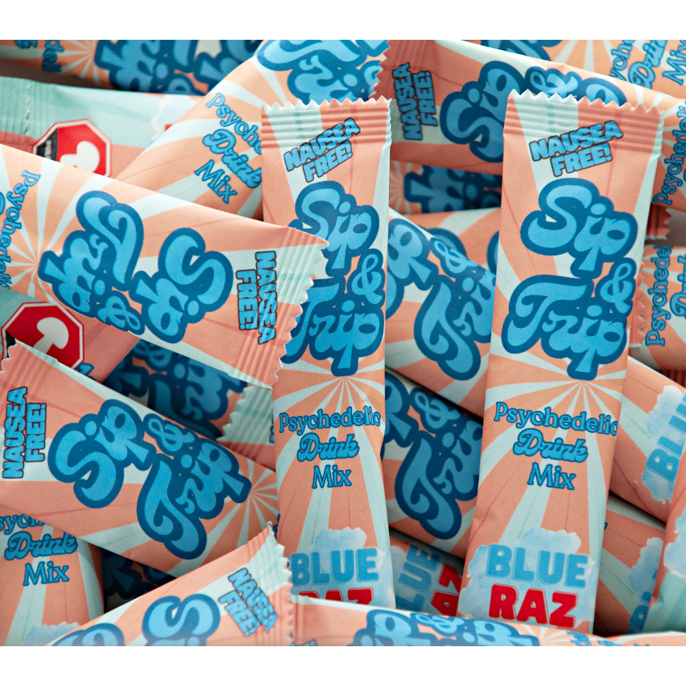 Blue Raz Drink Mix 1 Sip & Trip - Psychedelic Drink Mix