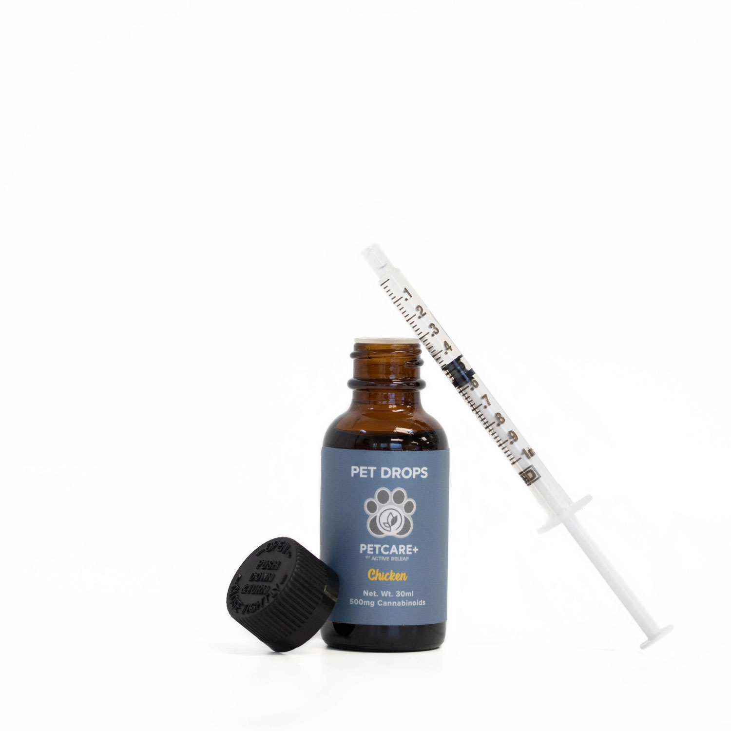 PetDrops Tincture Single Chicken v01 Active Releaf Pet Drops