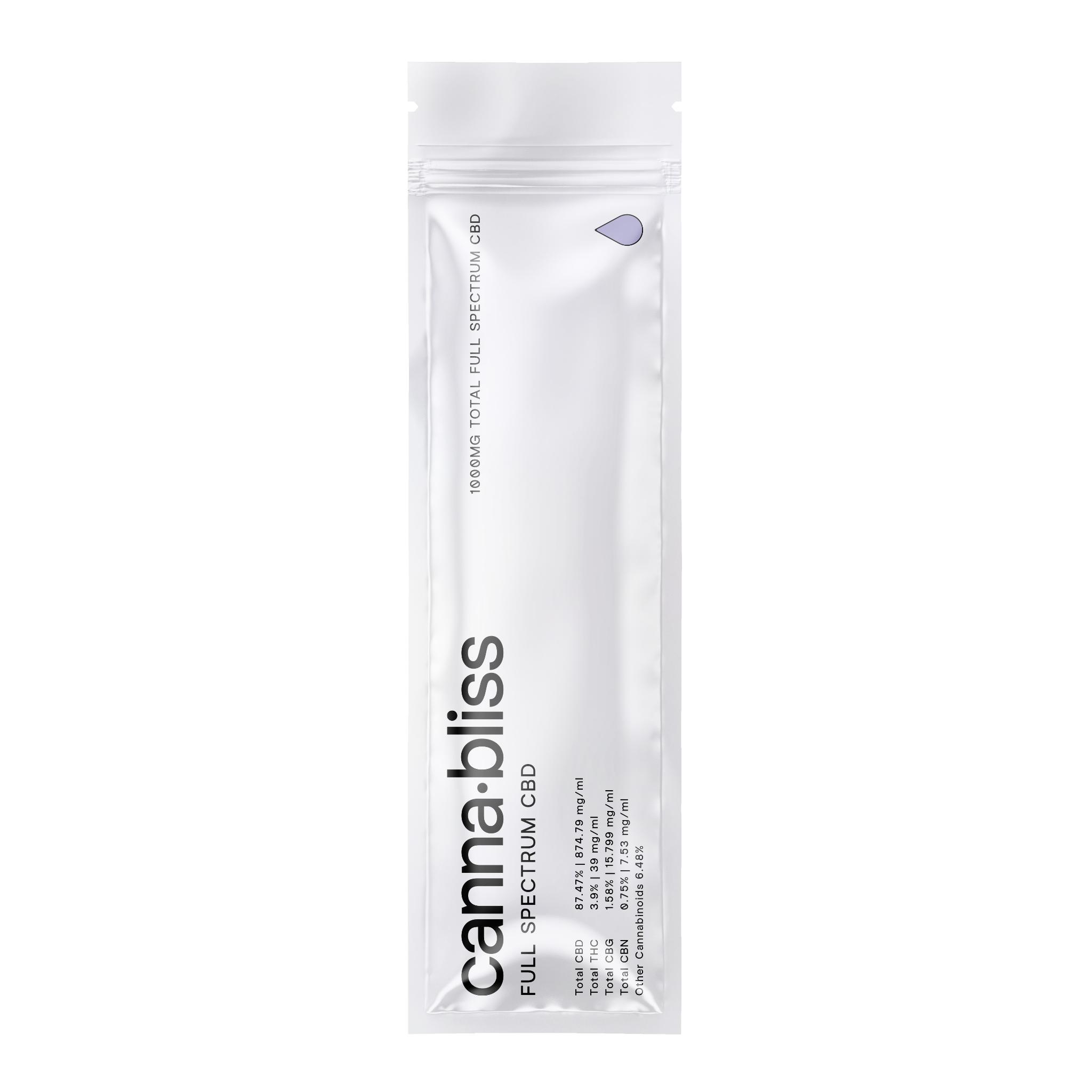 cannabliss syringe full spectrum cbd Canna Bliss Full Spectrum CBD Oil - 1000mg