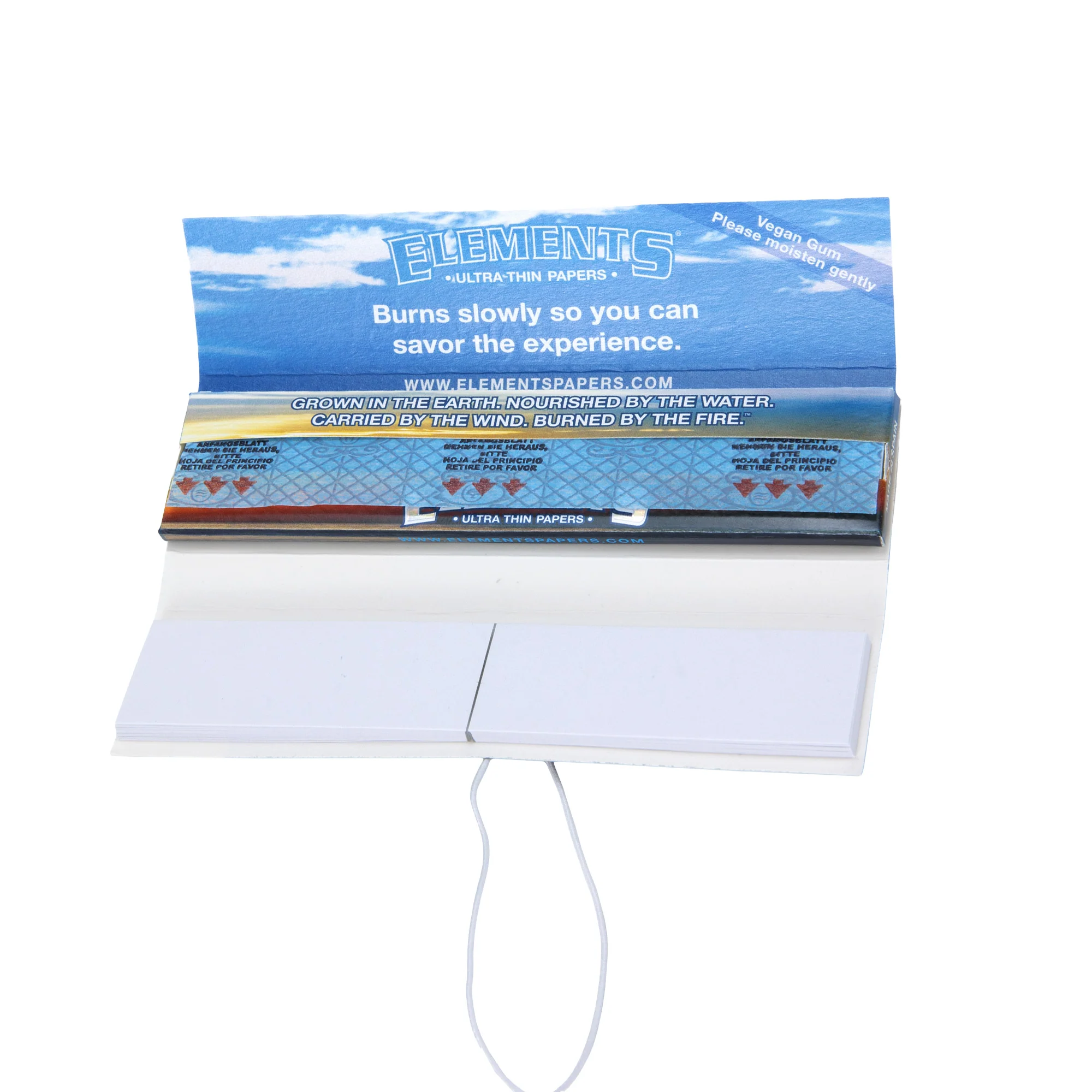 Elements kss conn pack Elements Connoisseur Rolling Papers with Tips - King Size Slim