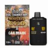 Burn 6 gram dual chamber disposable vape Acapulco Gold x Gas Mask packaging and device