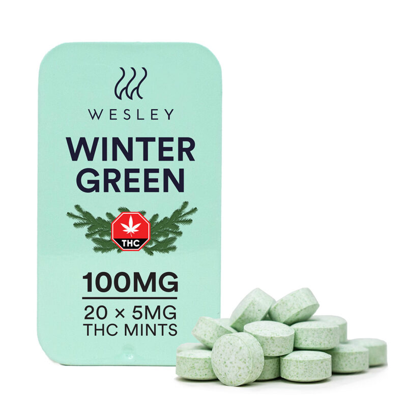 wesley mints wintergreen Wesley Mints -100mg THC