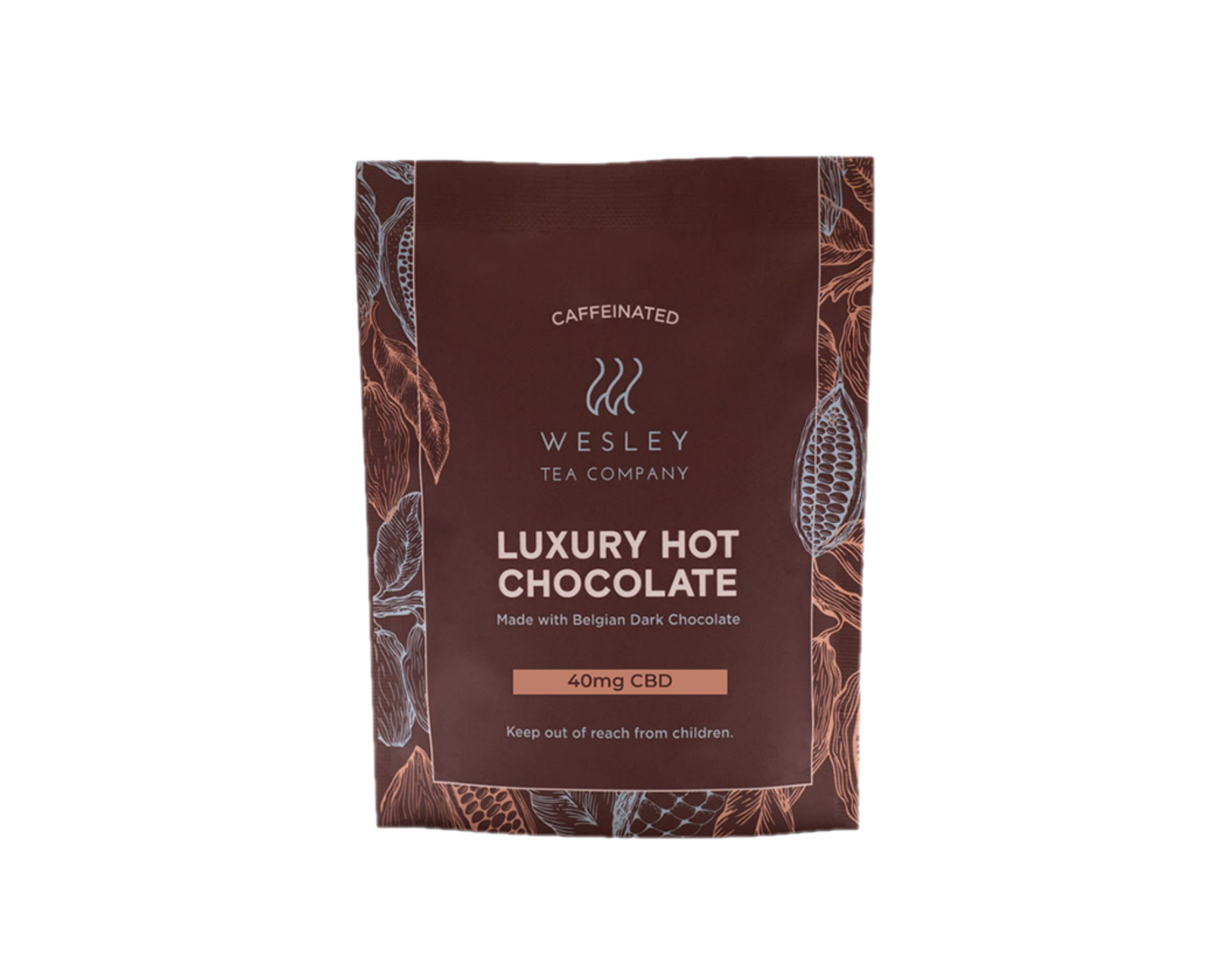40mg CBD Wesley Hot Chocolate Wesley Tea Company – Luxury Hot Chocolate (40mg)
