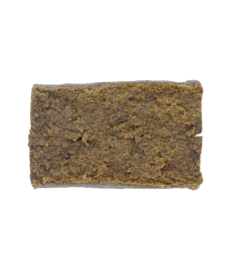 Jet Fuel Full Melt hash close-up showing compressed resin slab texture