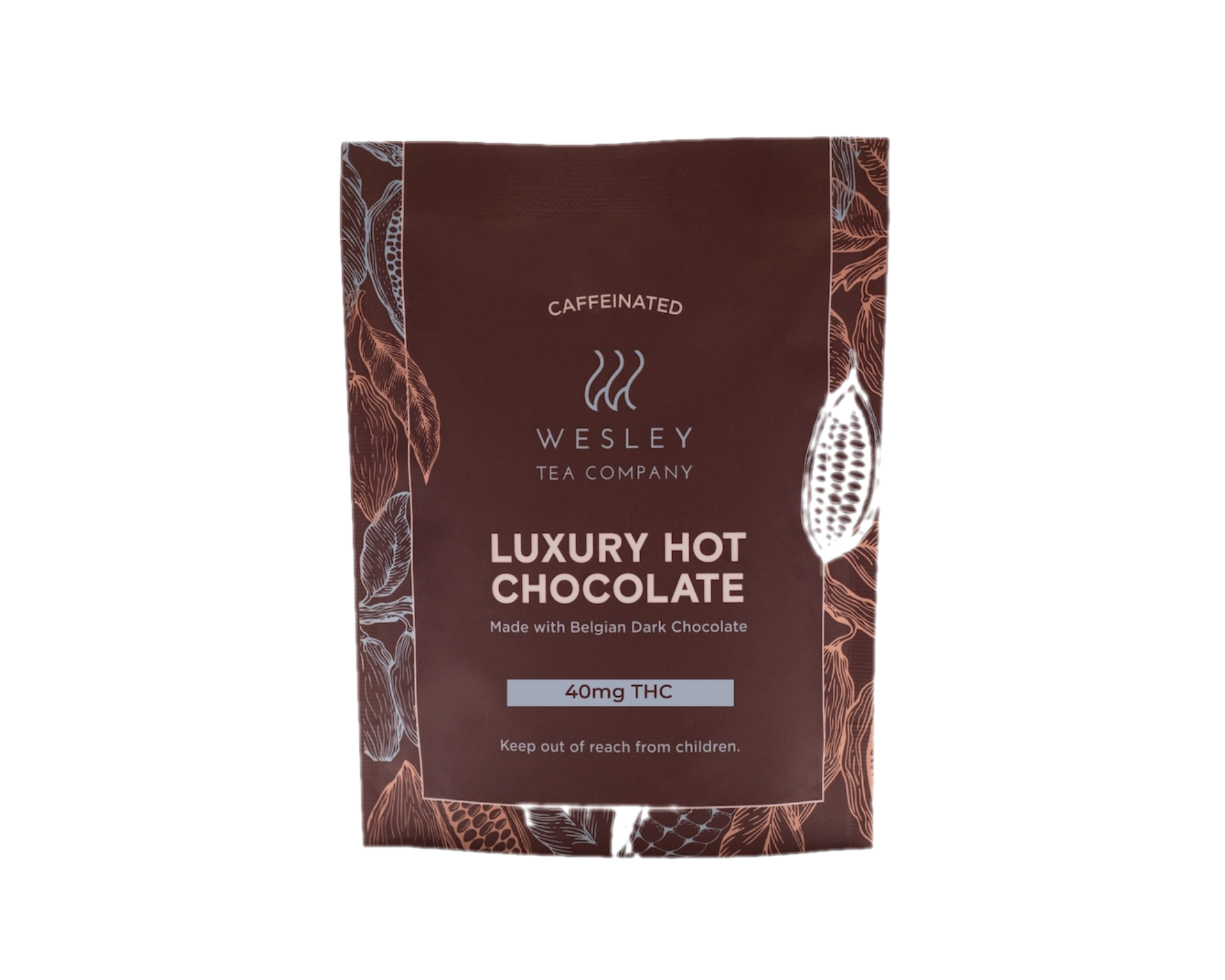 WT HOT Chocolate 40mg THC Wesley Tea Company – Luxury Hot Chocolate (40mg)
