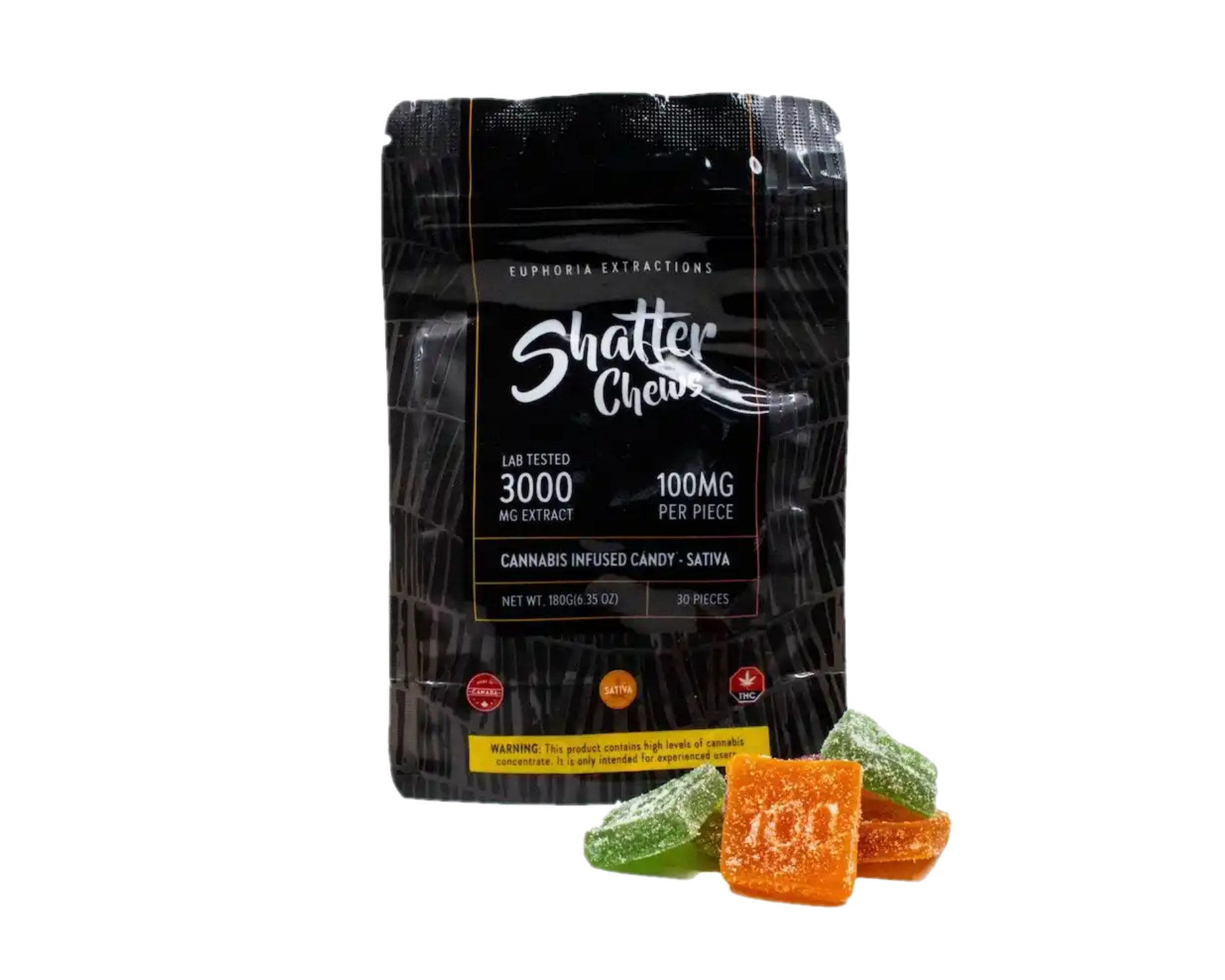 buy euphoria shatter chews 3000mg sativa Euphoria Shatter Chews - Sativa Gummies (3000mg THC)