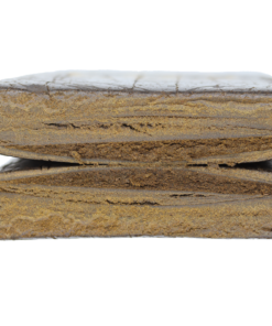 Gucci hash strain cannabis concentrate with dense pressed resin texture