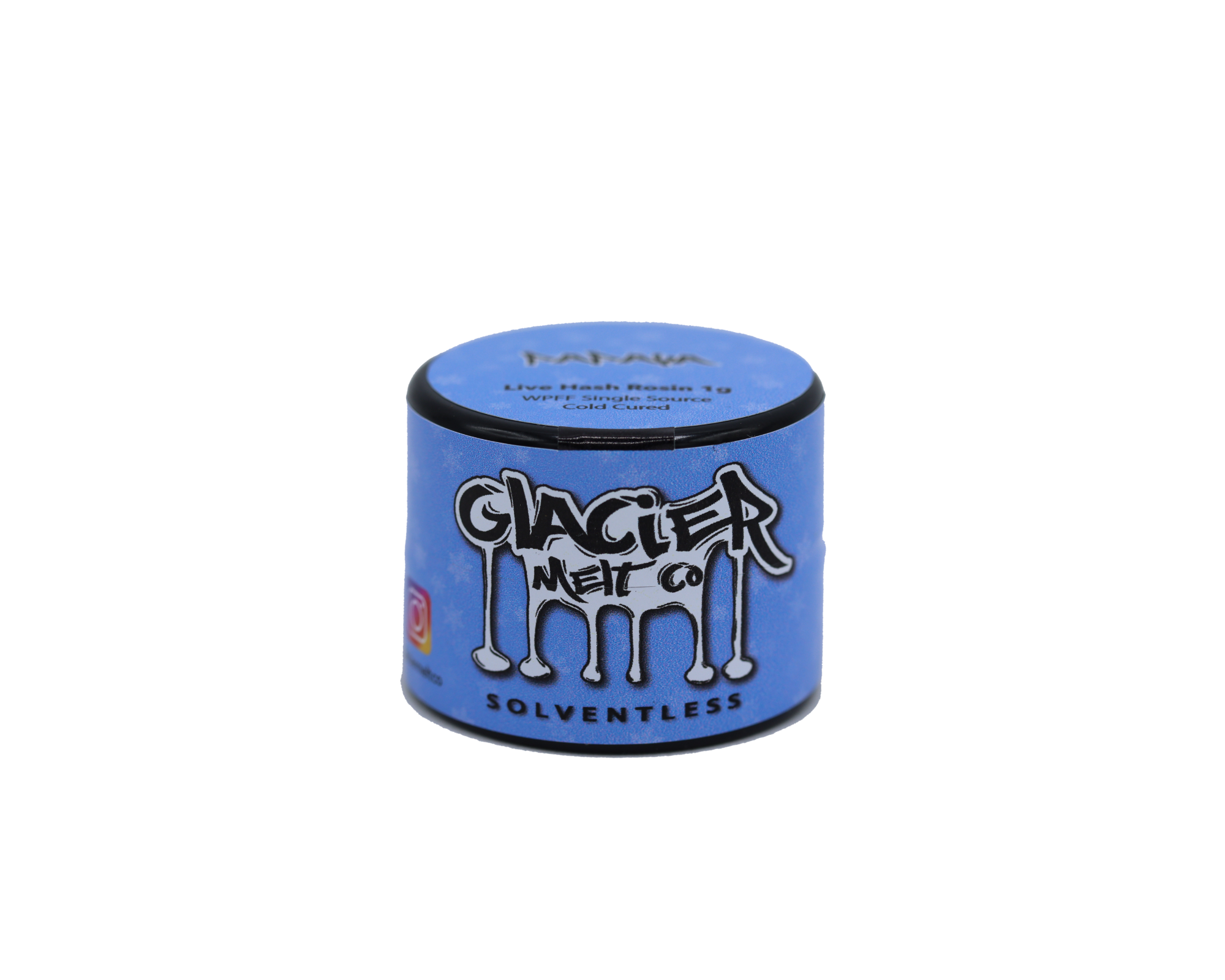 Papaya Jar Side Glacier Melt - Papaya Live Hash Rosin