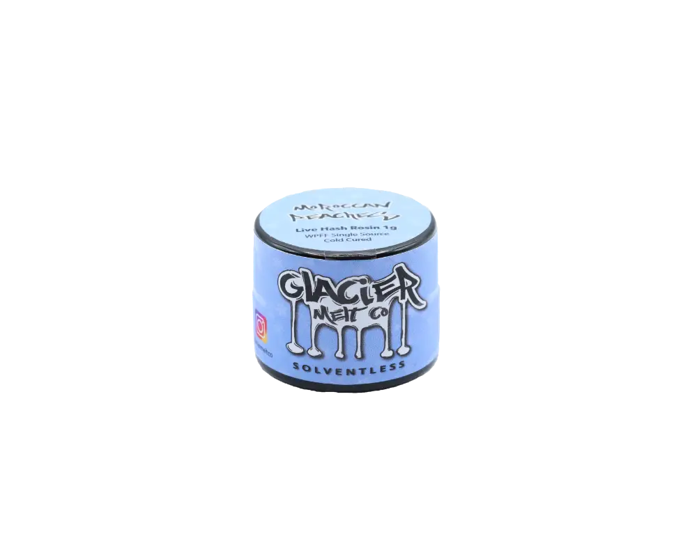 Glacier Melt Moroccan Peaches Glacier Melt - Moroccan Peaches Live Hash Rosin