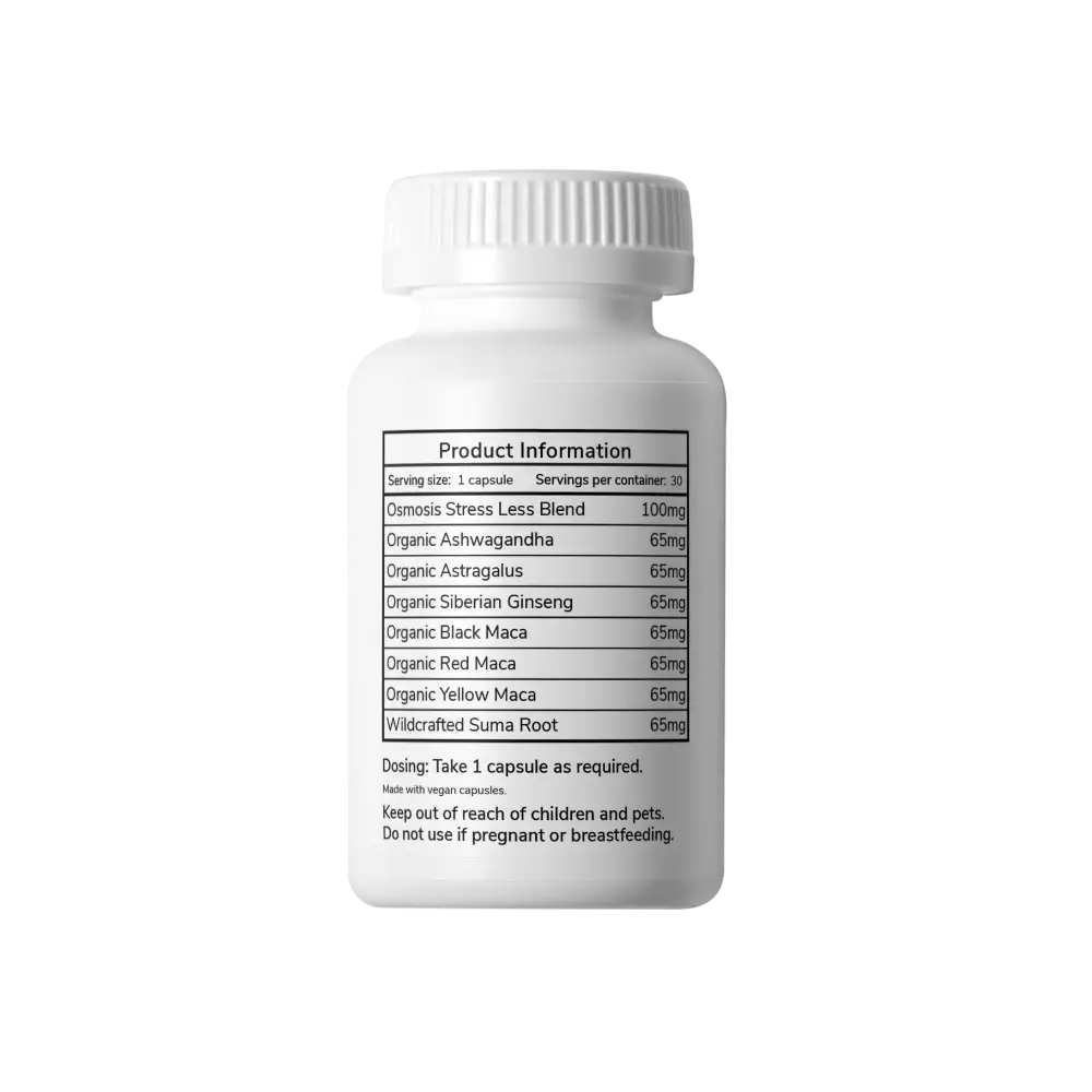 Stress Less 30 Pack Side Microdose Osmosis Stress Less